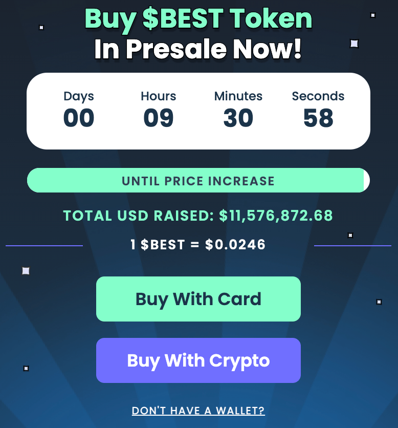 Buy Best Wallet Token